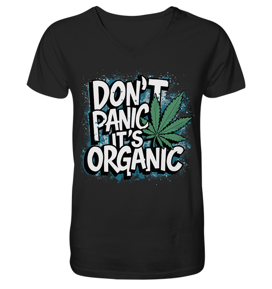 Don't Panic - Gentlemen V-Neck Shirt