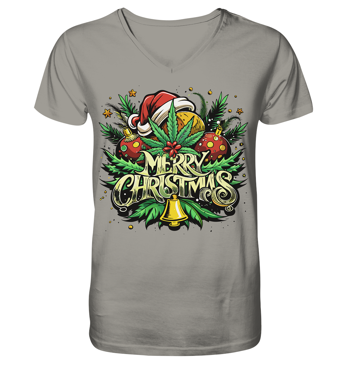 Bell Christmas - Gentlemen V-Neck Shirt