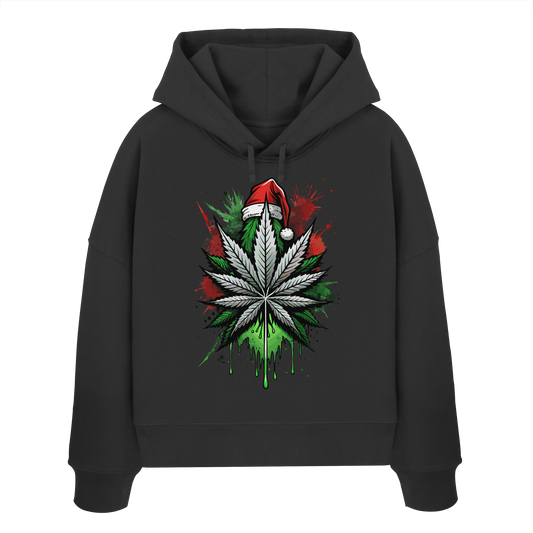 Cap Cannabis - Ladies Boxcut Hoodie