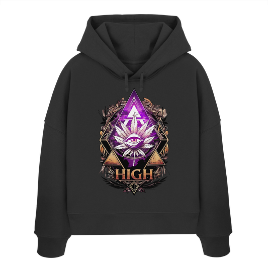 High - Ladies Boxcut Hoodie