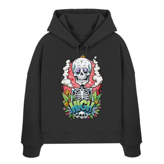 High Skelekton - Ladies Boxcut Hoodie