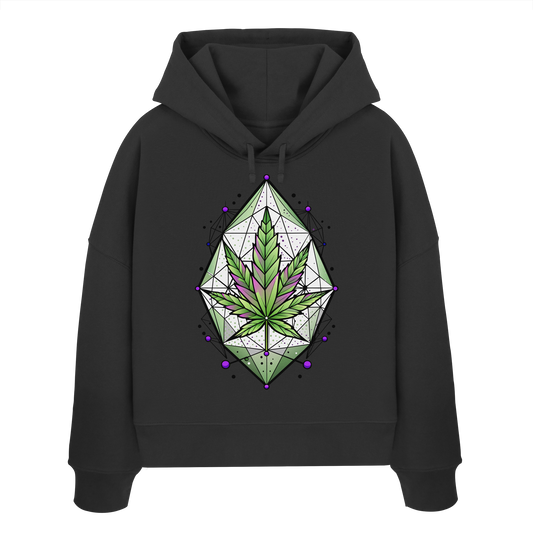 Leaf Construct - Ladies Boxcut Hoodie