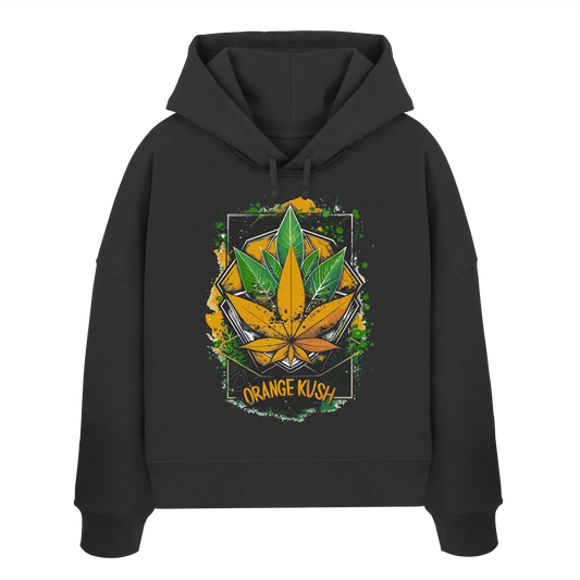 Orange Kush - Ladies Boxcut Hoodie