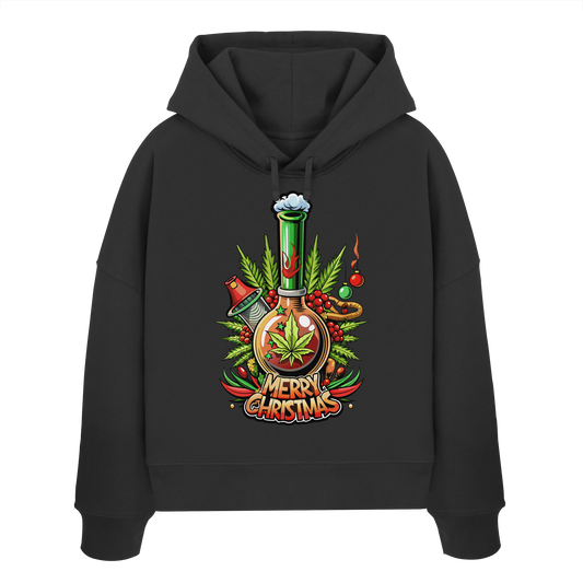 Bong Christmas - Ladies Boxcut Hoodie