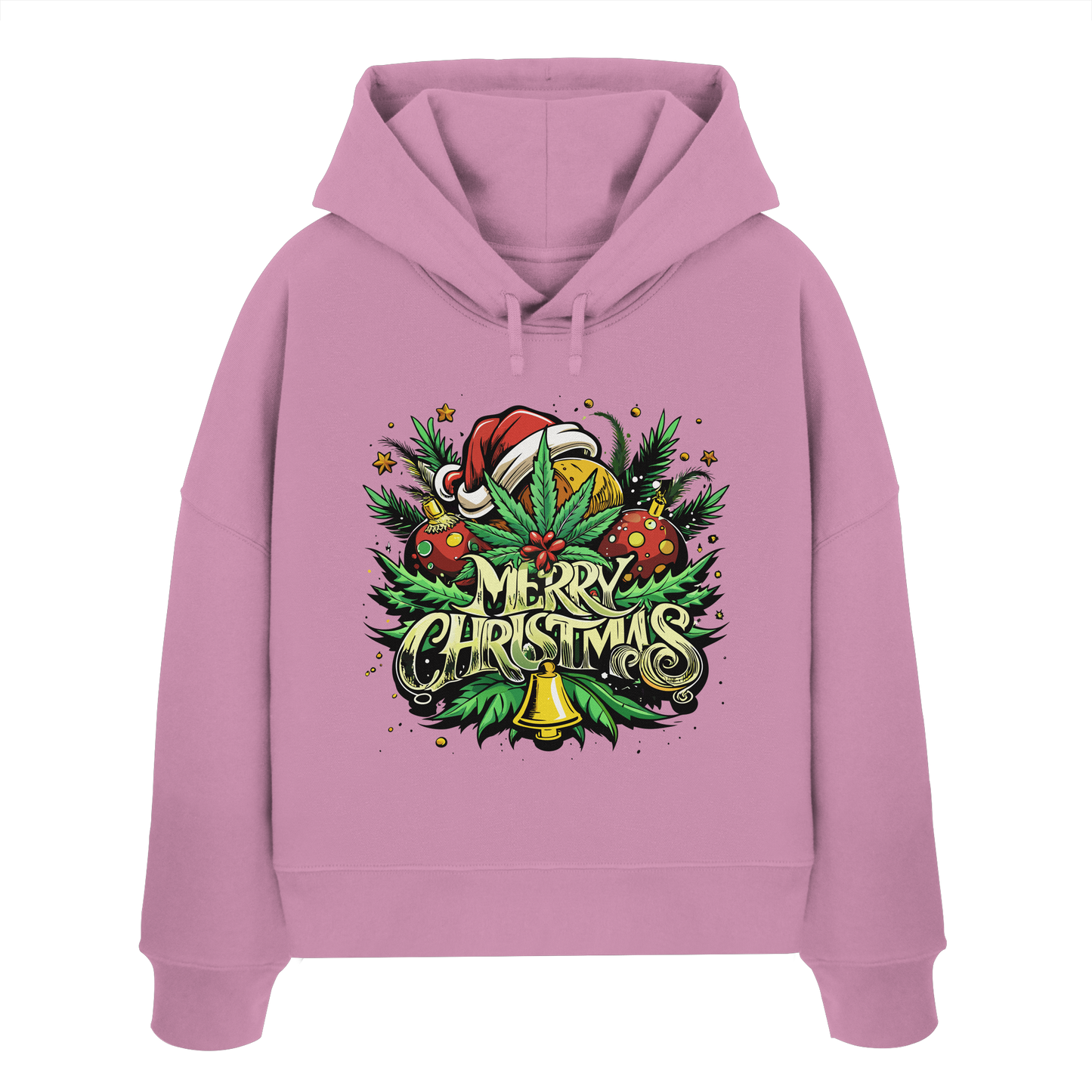 Bell Christmas - Ladies Boxcut Hoodie