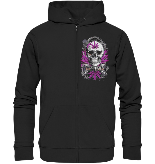 High Times Skull Purple - Zipper