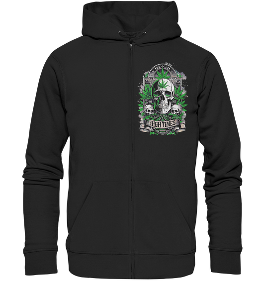 High Times Skull Green - Zipper