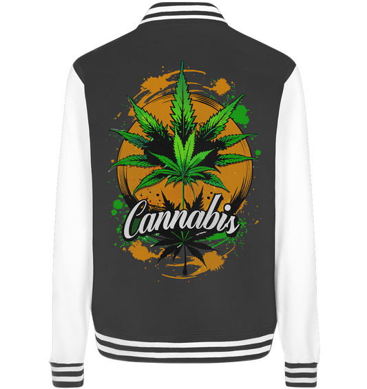 Orange Cannabis - College Jacket