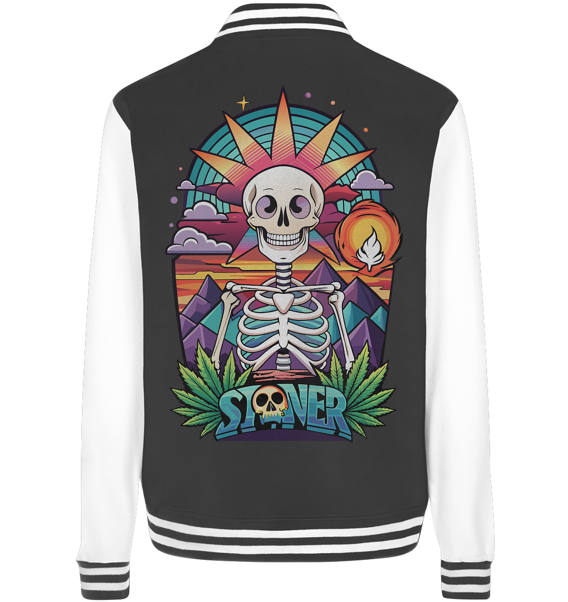 Color Stoner Skeleton - College Jacket