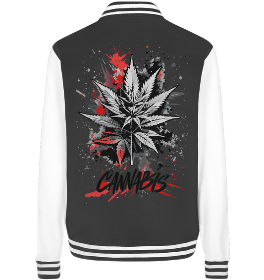 Red Cannabis - College Jacket