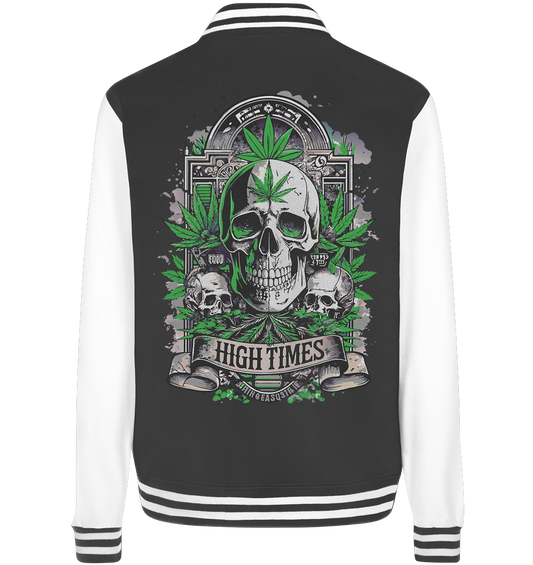 High Times Skull Green - College Jacket