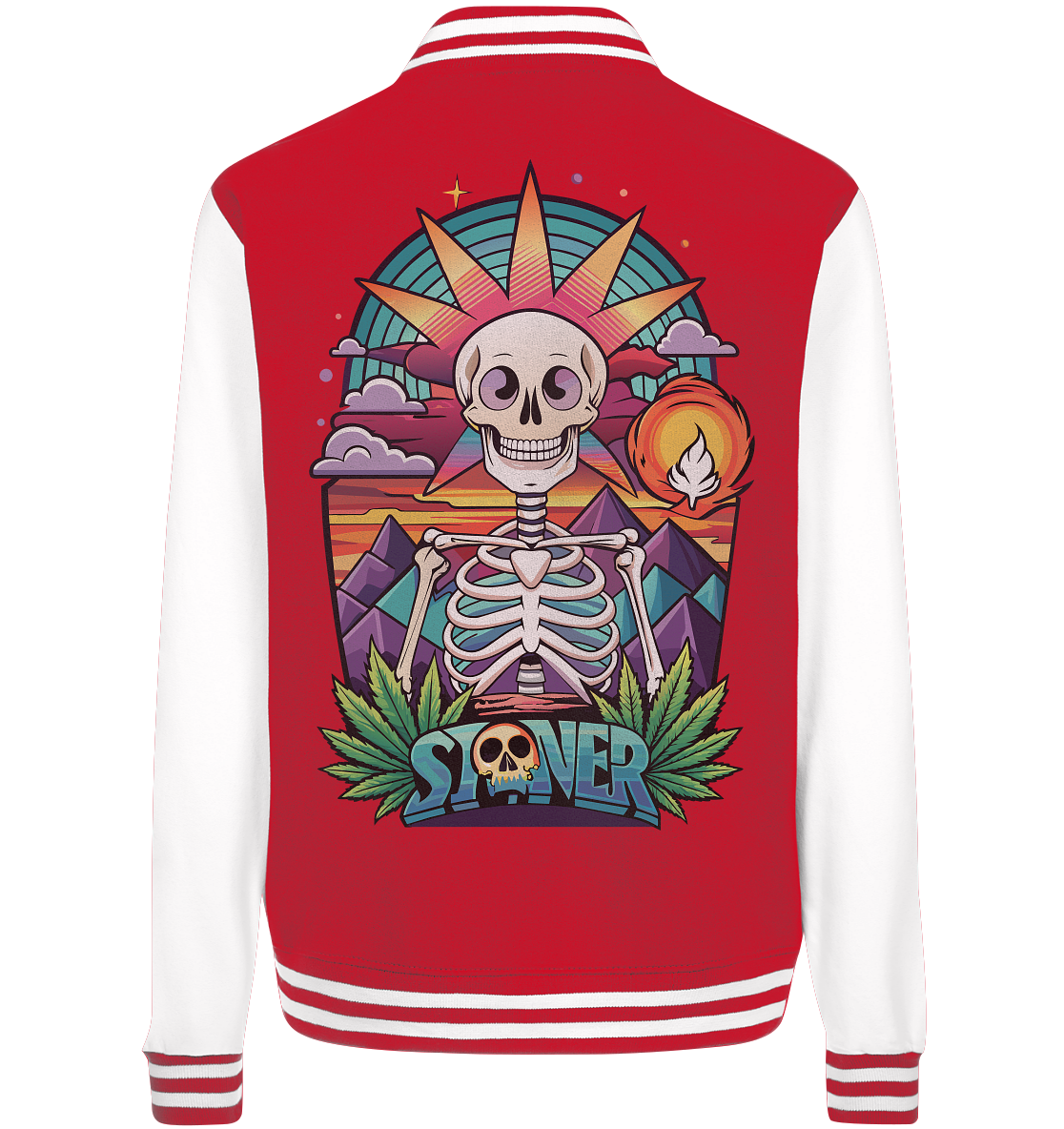 Color Stoner Skeleton - College Jacket