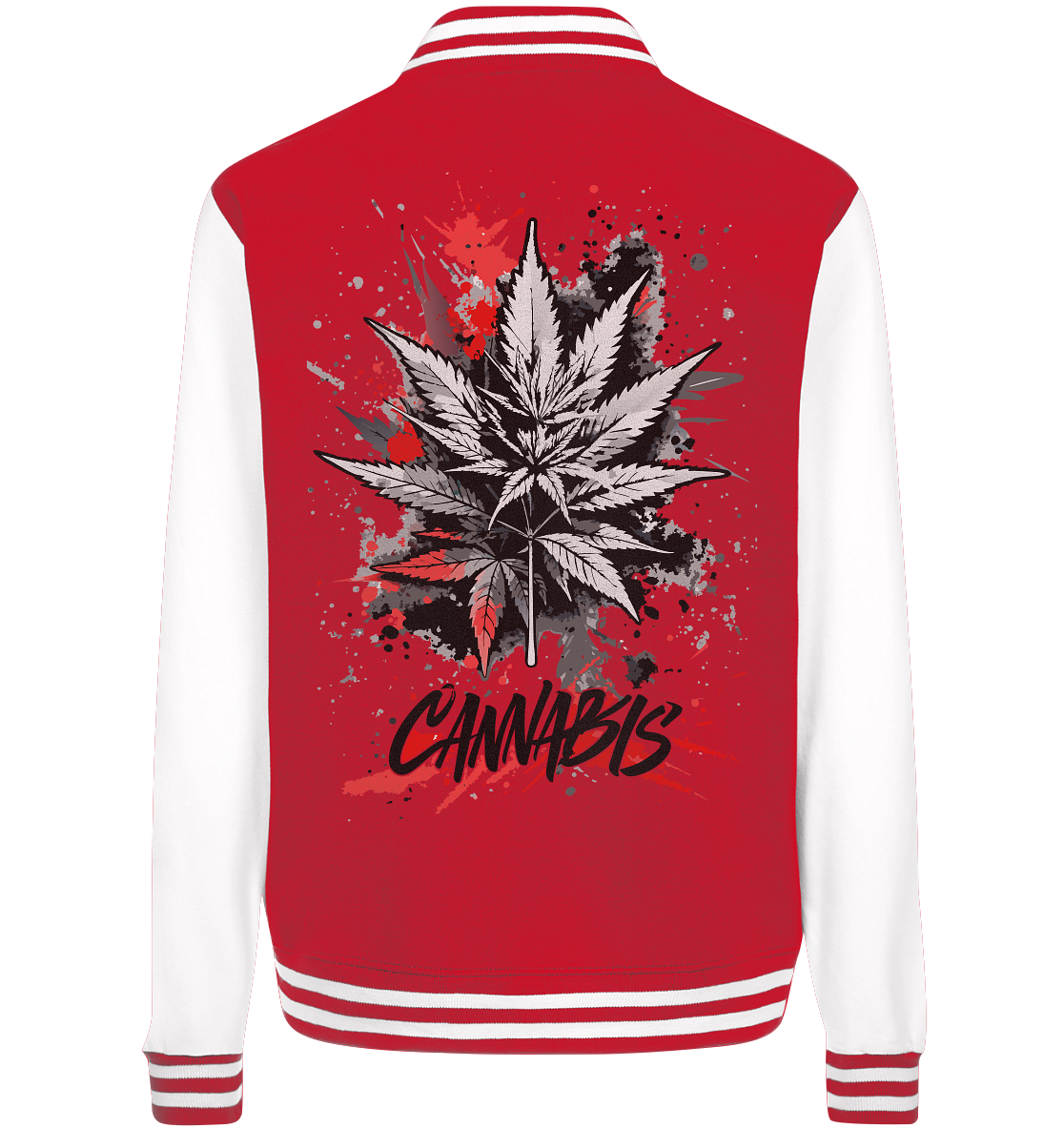 Red Cannabis - College Jacket