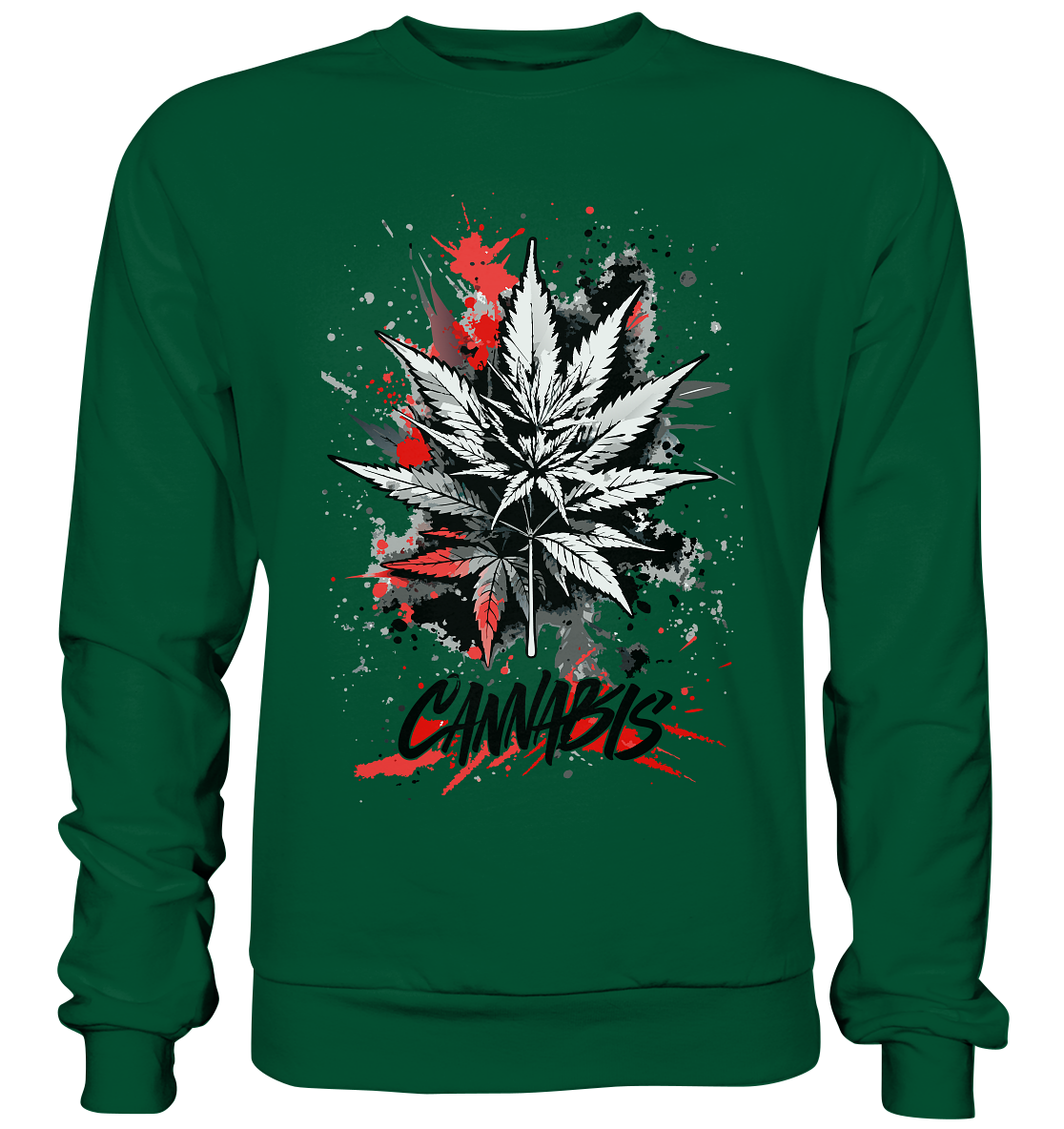 Red Cannabis - Unisex Sweatshirt