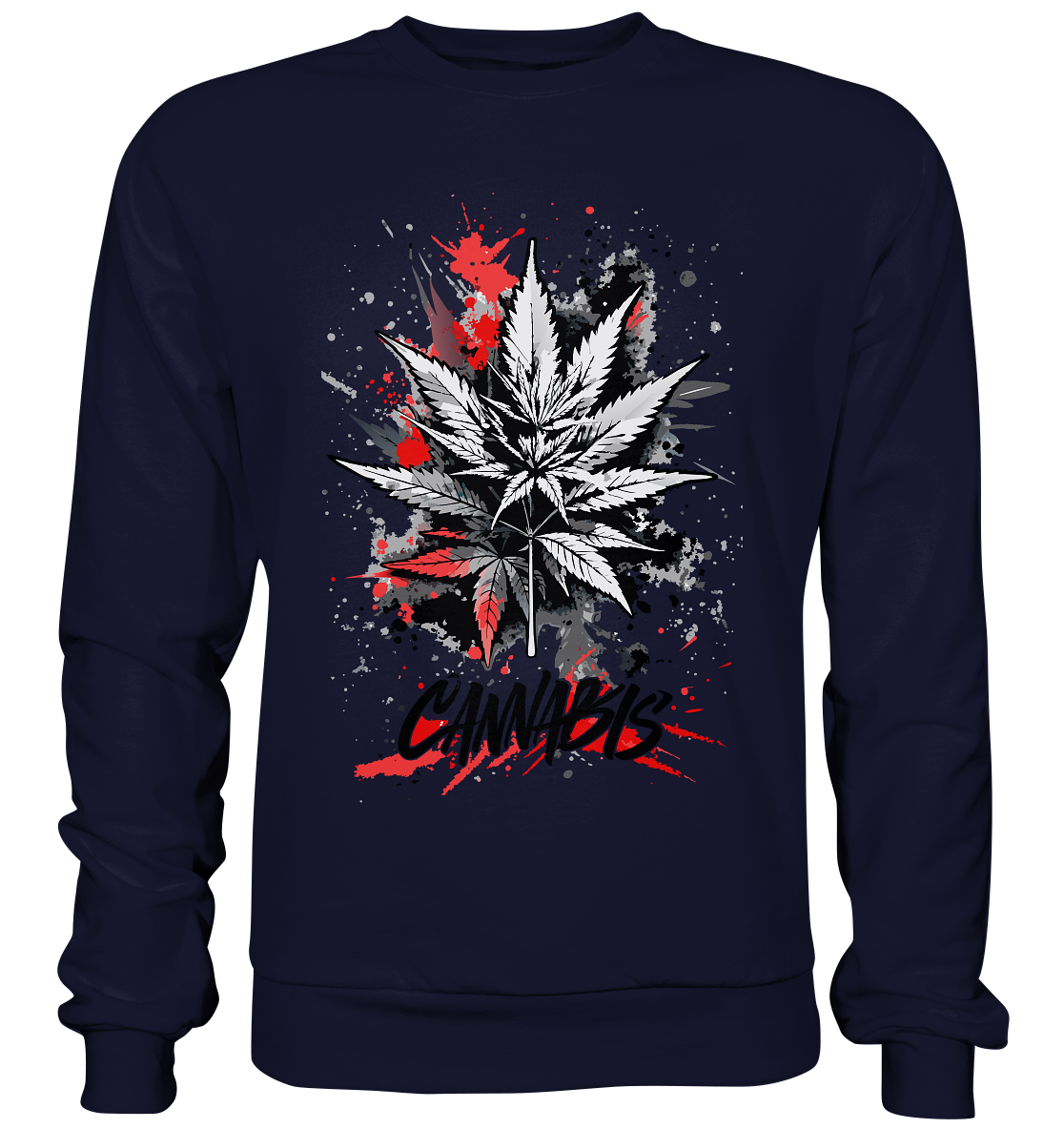 Red Cannabis - Unisex Sweatshirt