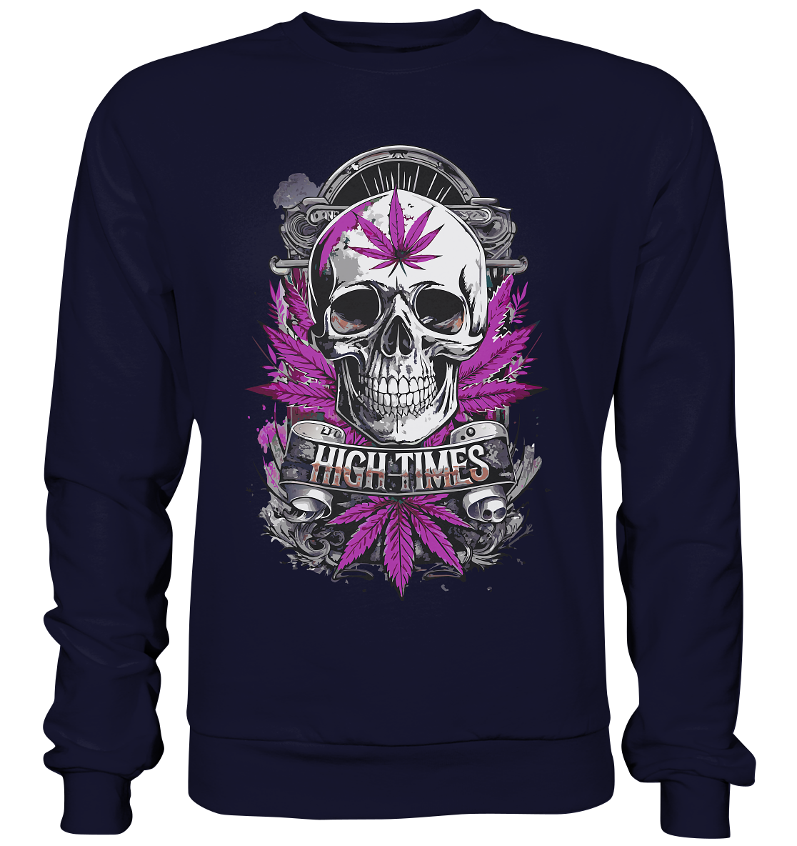 High Times Skull Purple - Unisex Sweatshirt