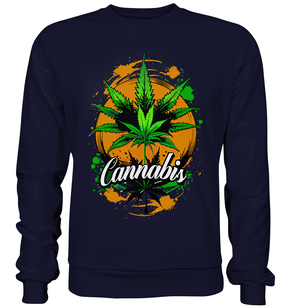 Orange Cannabis - Unisex Sweatshirt