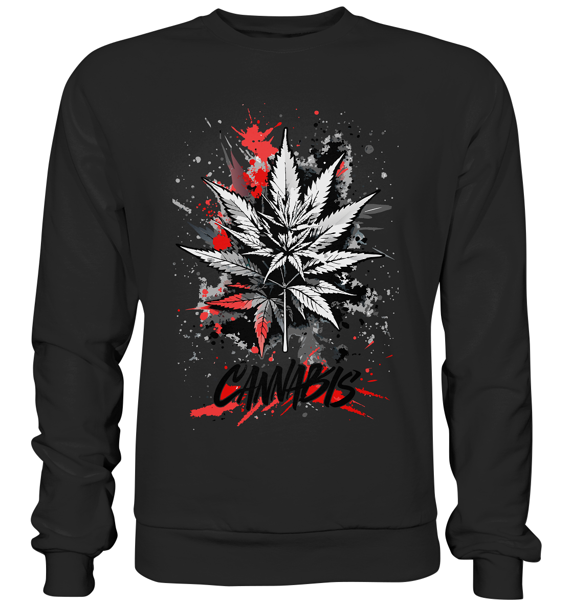 Red Cannabis - Unisex Sweatshirt