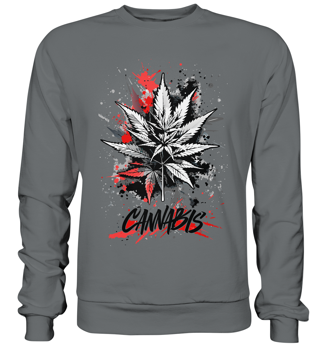 Red Cannabis - Unisex Sweatshirt