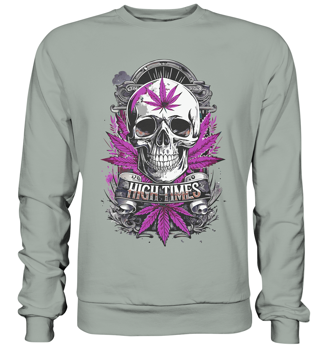 High Times Skull Purple - Unisex Sweatshirt