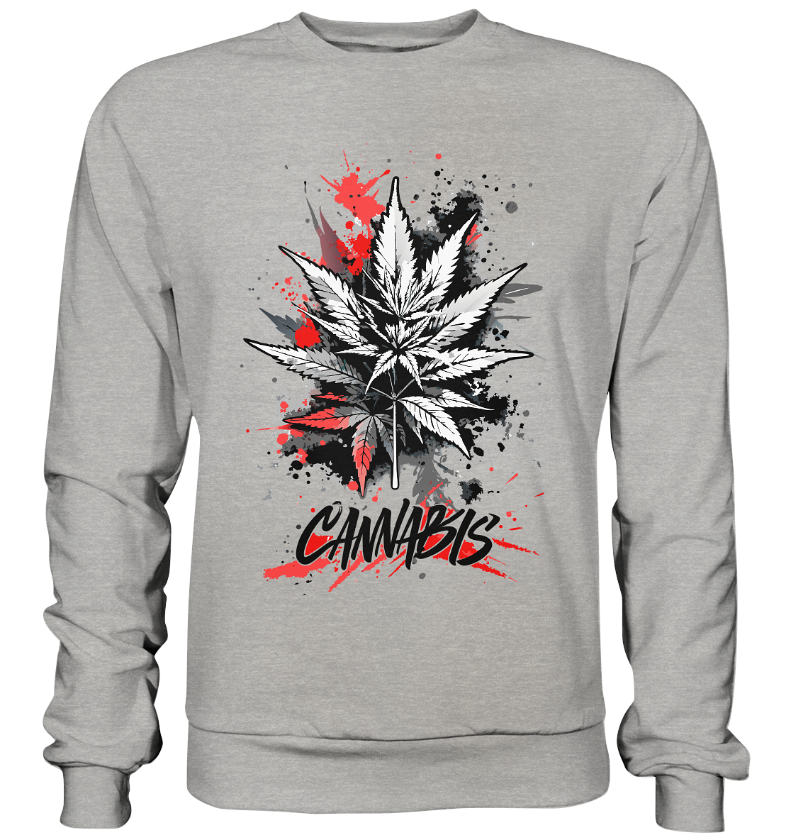 Red Cannabis - Unisex Sweatshirt