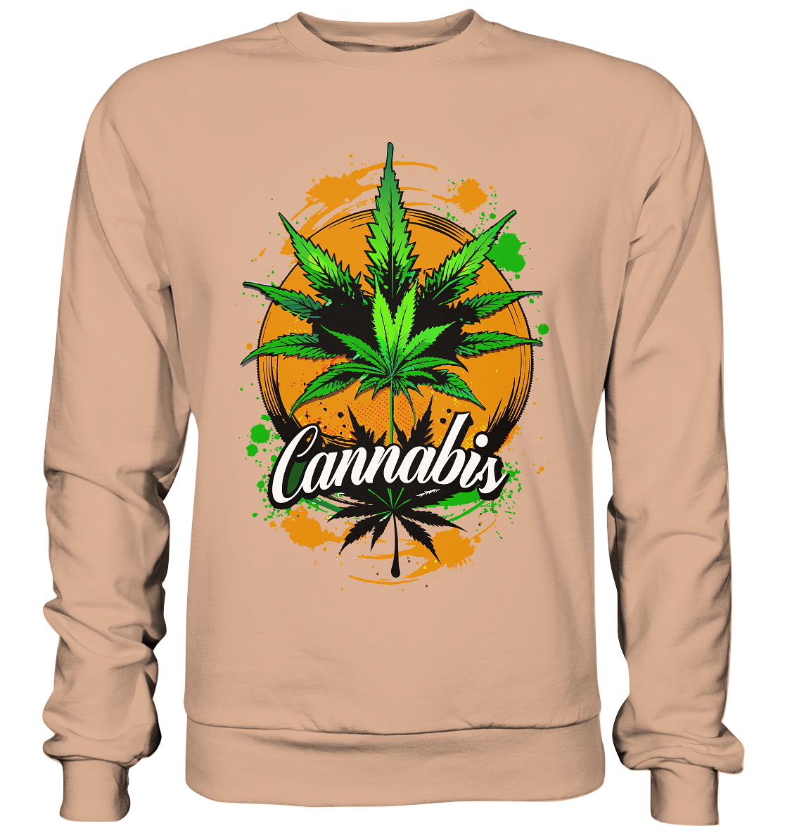 Orange Cannabis - Unisex Sweatshirt