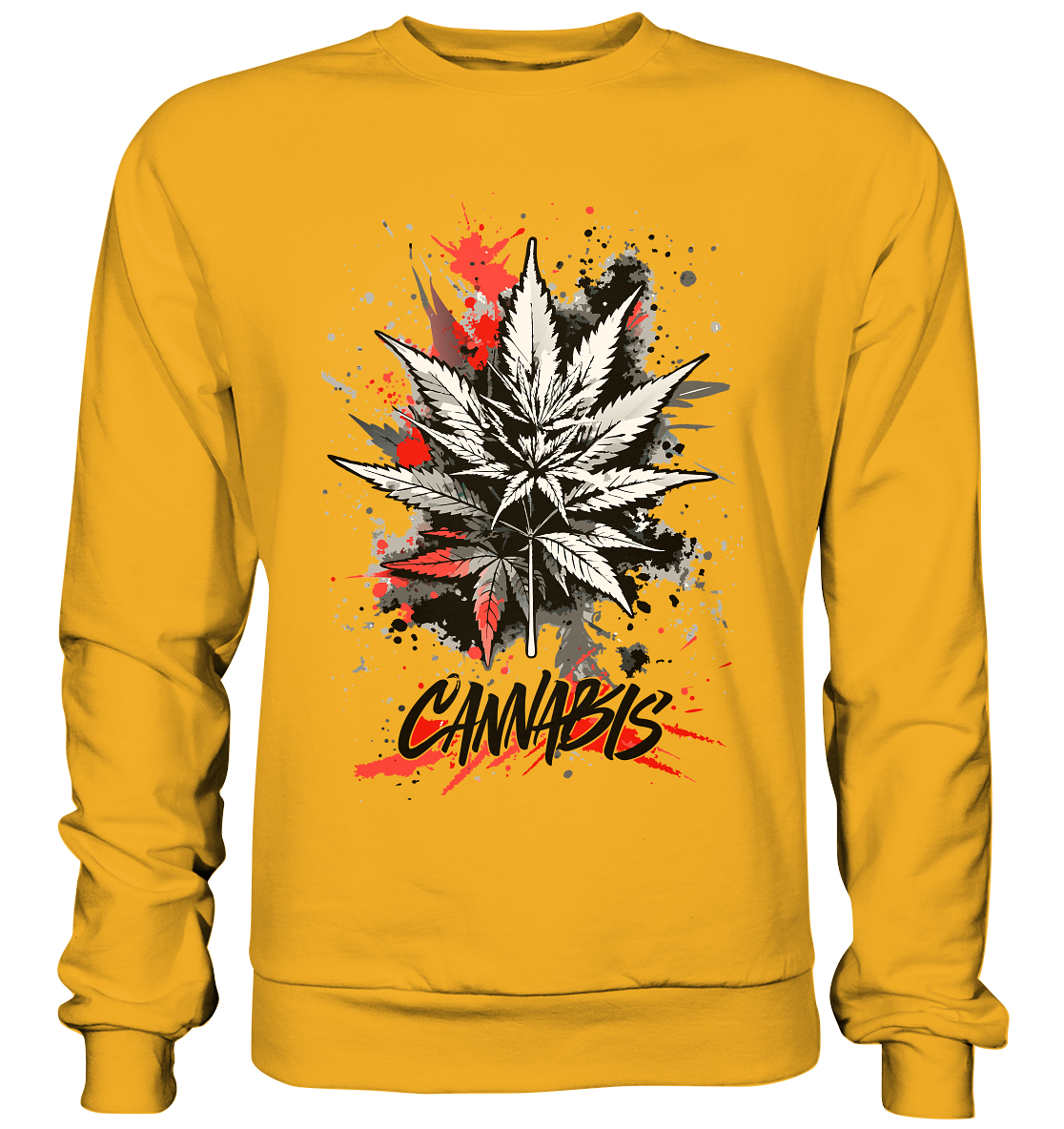 Red Cannabis - Unisex Sweatshirt