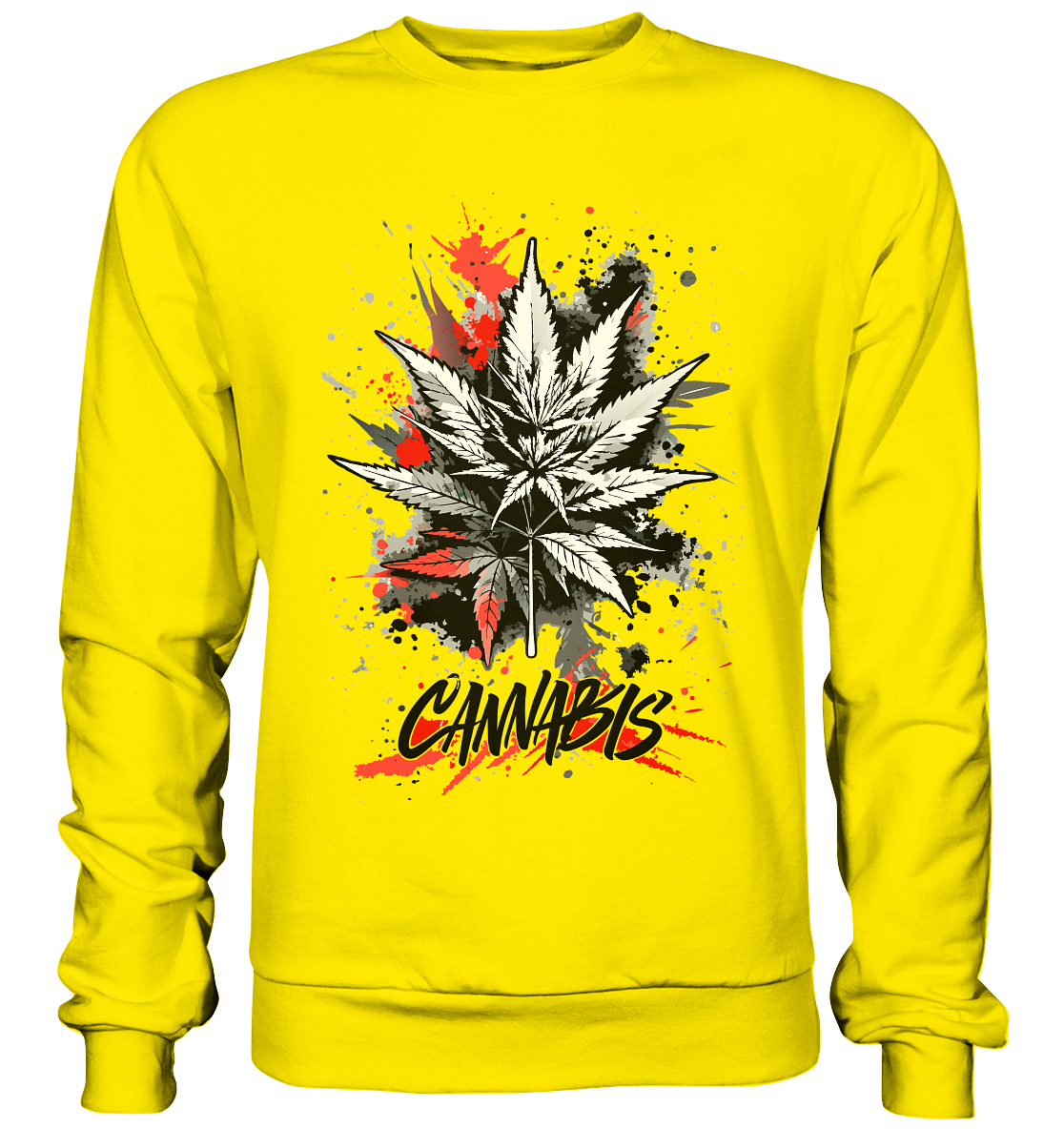 Red Cannabis - Unisex Sweatshirt