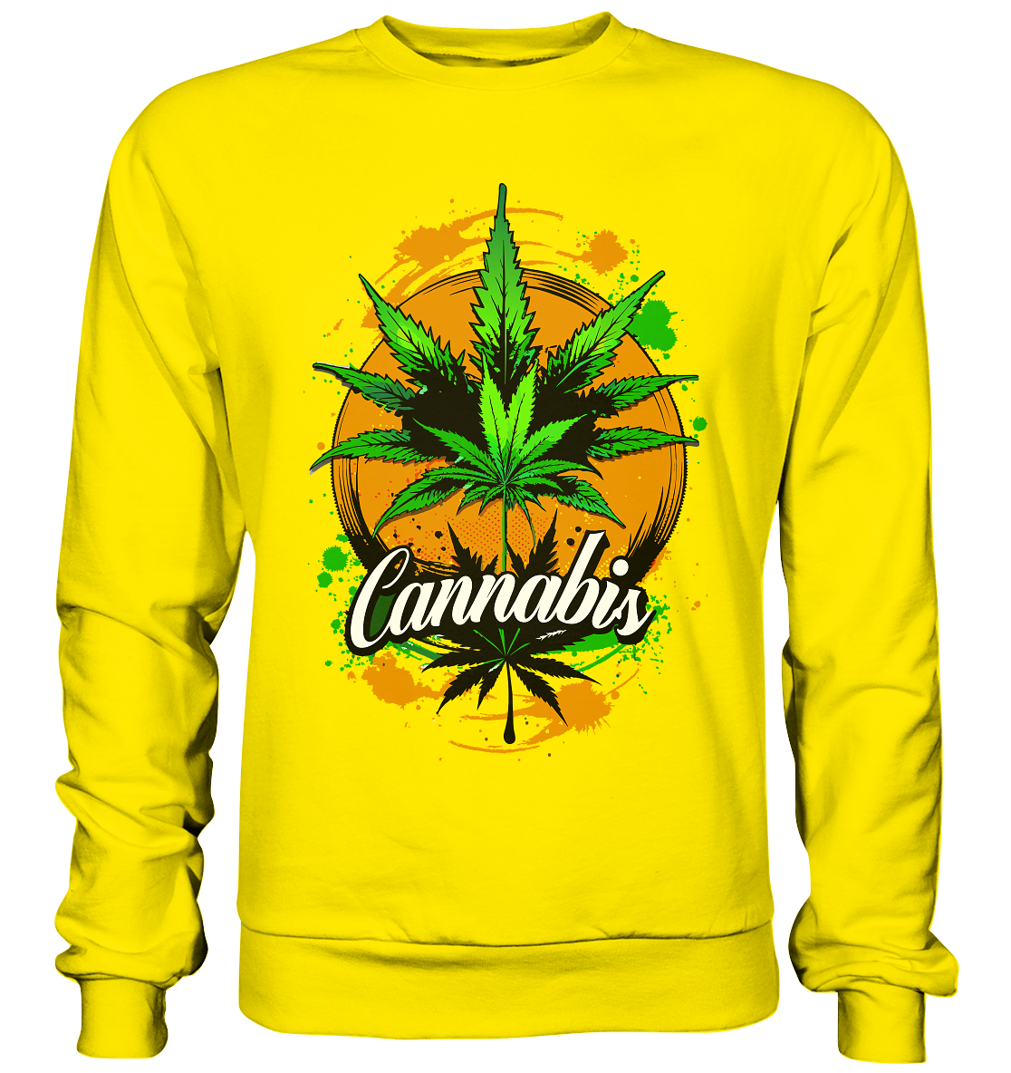 Orange Cannabis - Unisex Sweatshirt