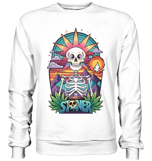 Color Stoner Skeleton - Unisex Sweatshirt