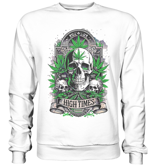 High Times Skull Green - Unisex Sweatshirt