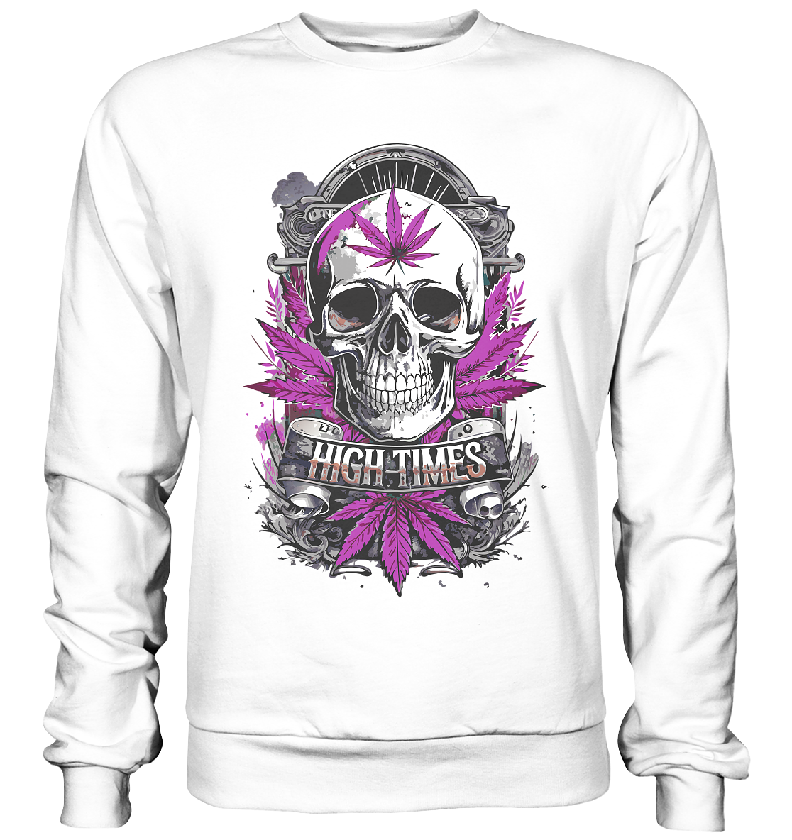 High Times Skull Purple - Unisex Sweatshirt