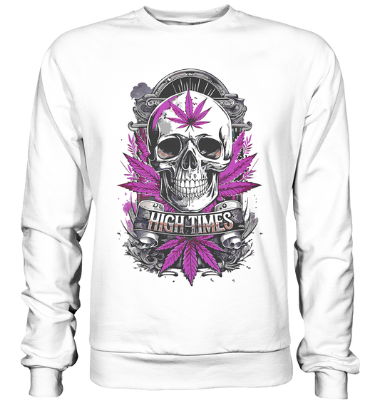 High Times Skull Purple - Unisex Sweatshirt