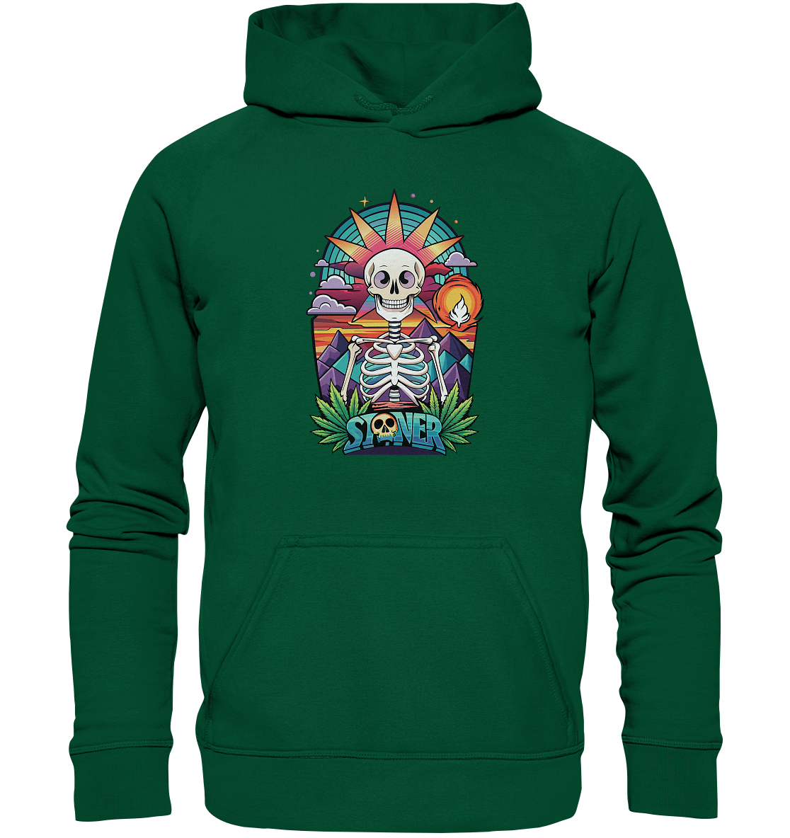 Color Stoner Skeleton - Unisex Hoodie