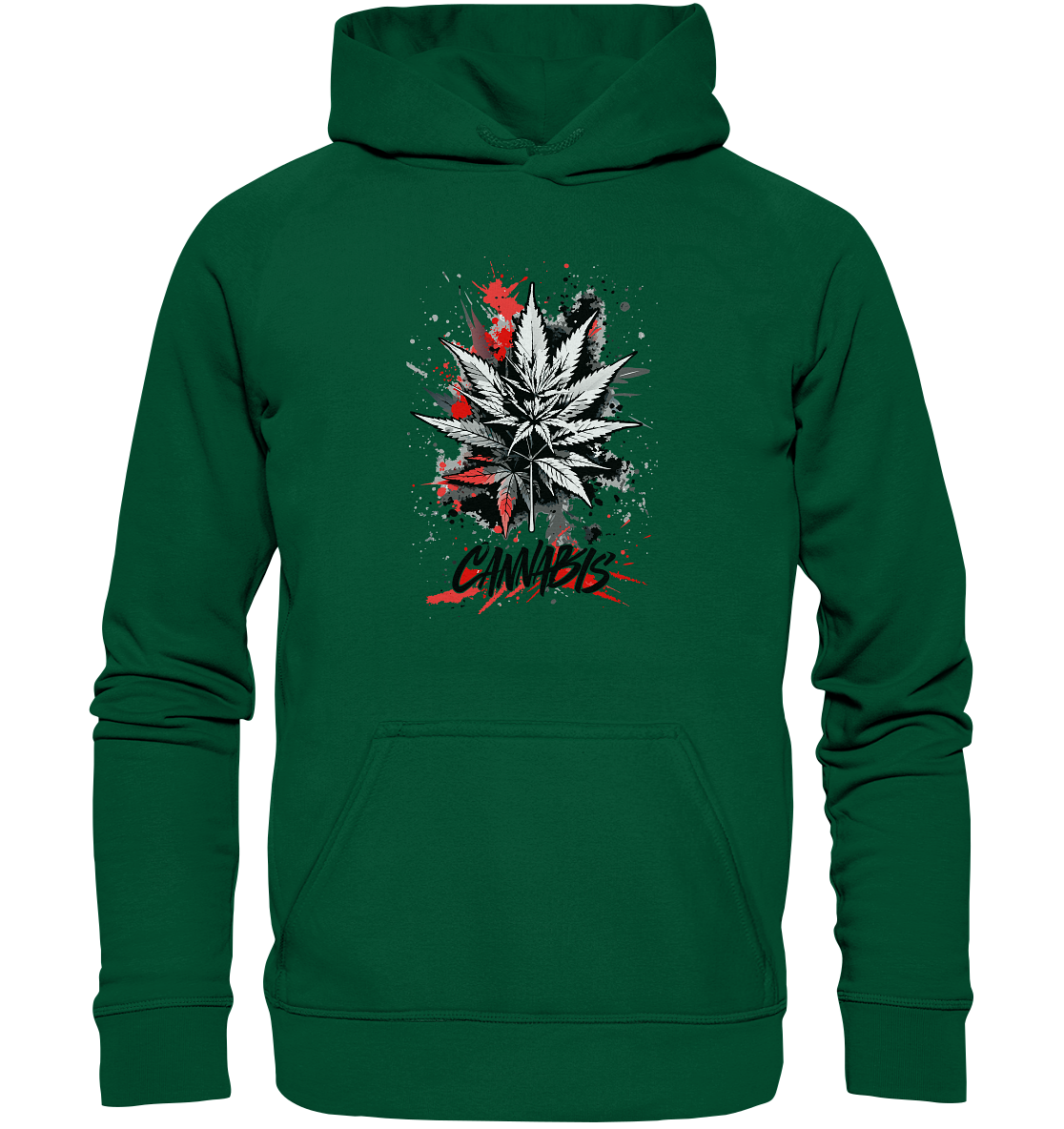 Red Cannabis - Unisex Hoodie