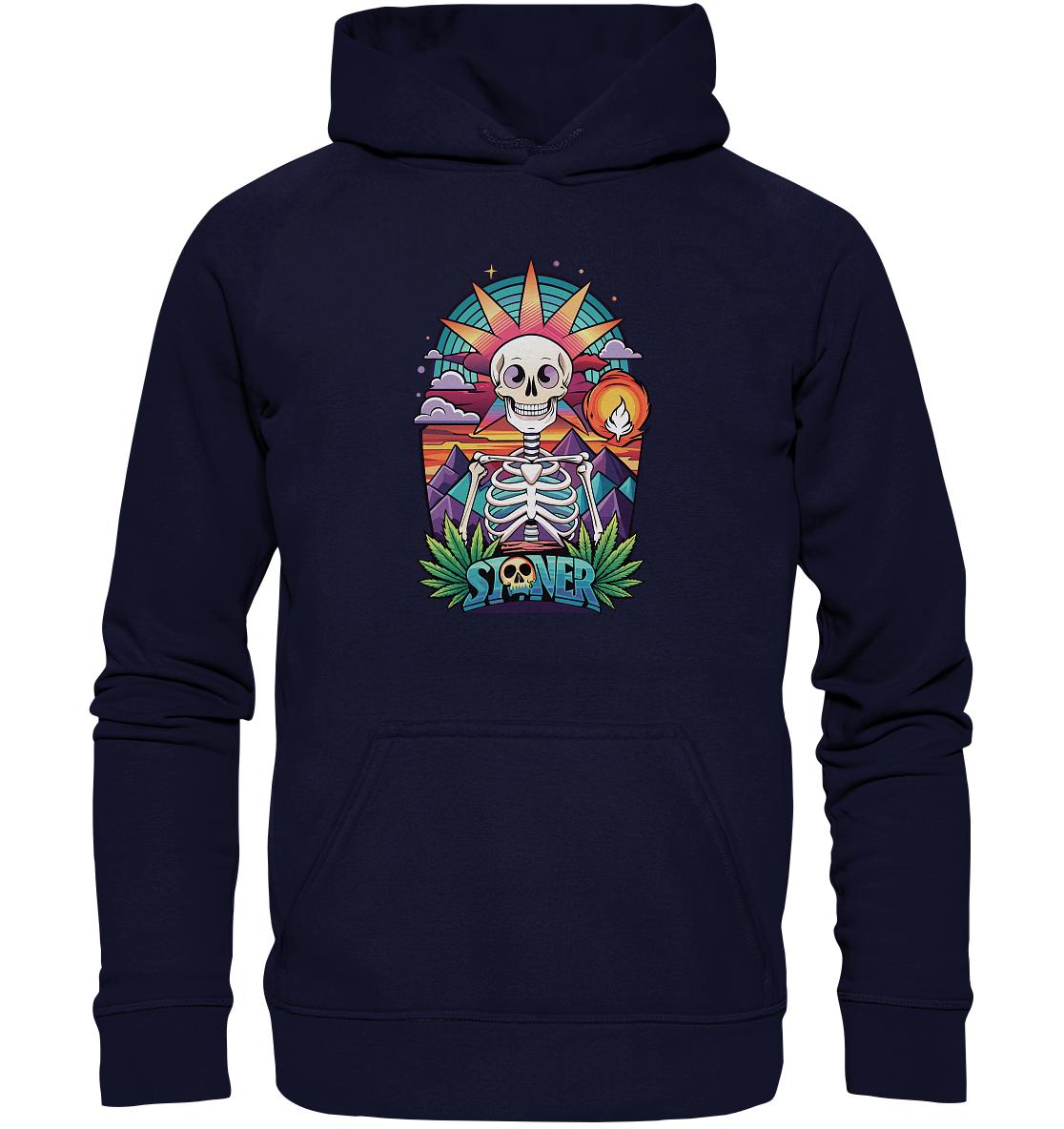 Color Stoner Skeleton - Unisex Hoodie