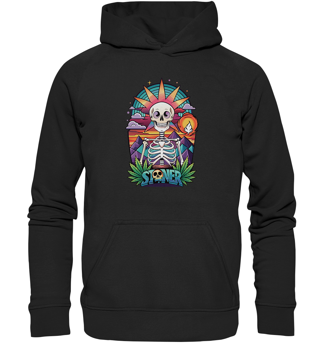 Color Stoner Skeleton - Unisex Hoodie