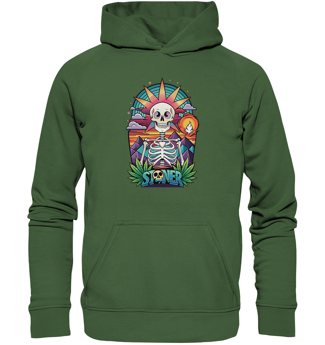 Color Stoner Skeleton - Unisex Hoodie