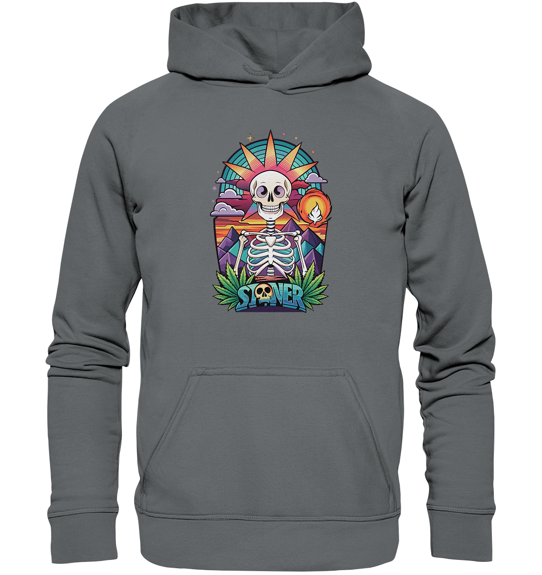 Color Stoner Skeleton - Unisex Hoodie