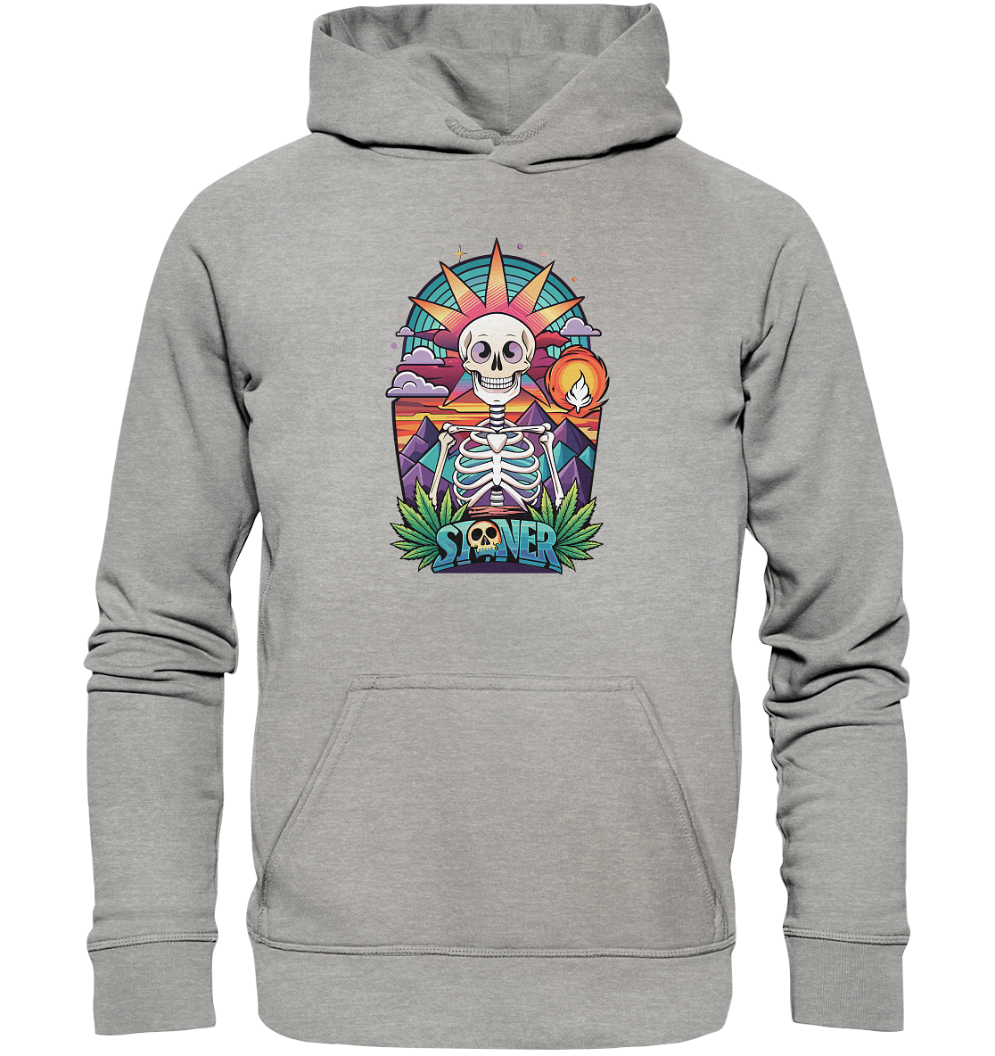 Color Stoner Skeleton - Unisex Hoodie