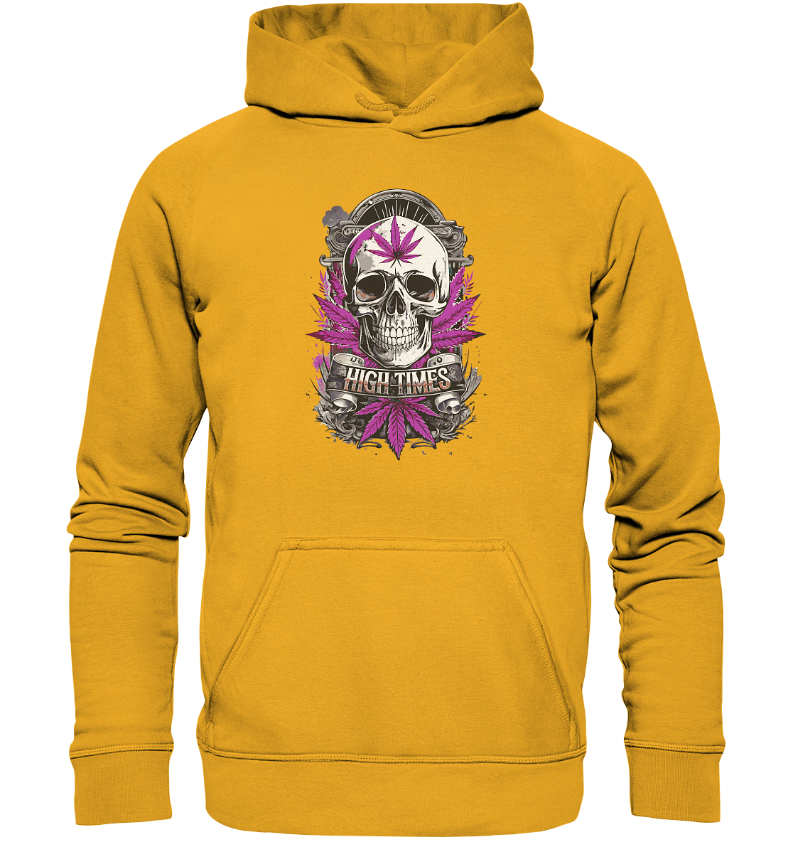 High Times Skull Purple - Unisex Hoodie