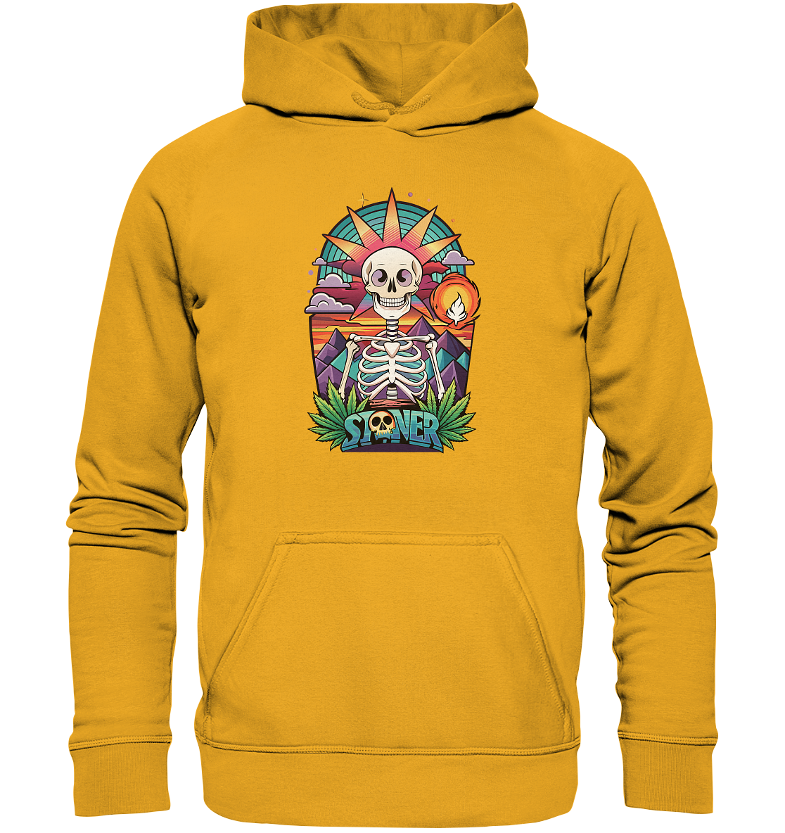 Color Stoner Skeleton - Unisex Hoodie