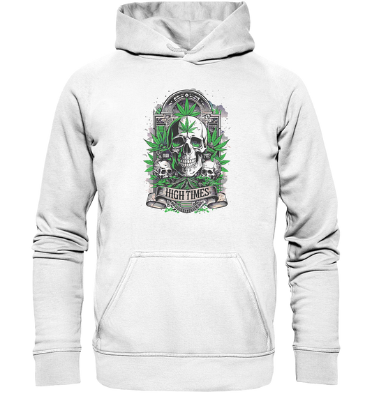 High Times Skull Green - Unisex Hoodie