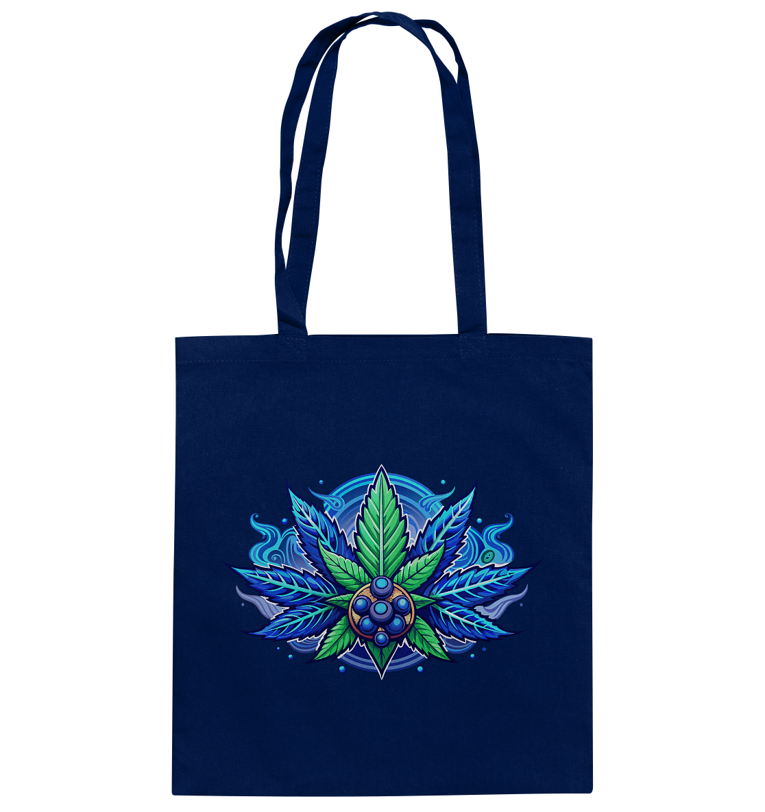 Blue Leaf - Baumwolltasche