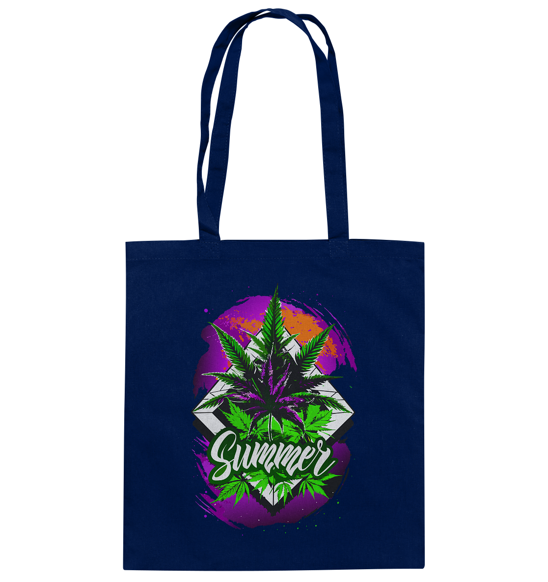 Purple Summer - Baumwolltasche