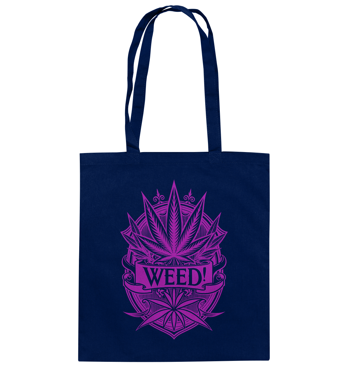 Pink Weed - Baumwolltasche