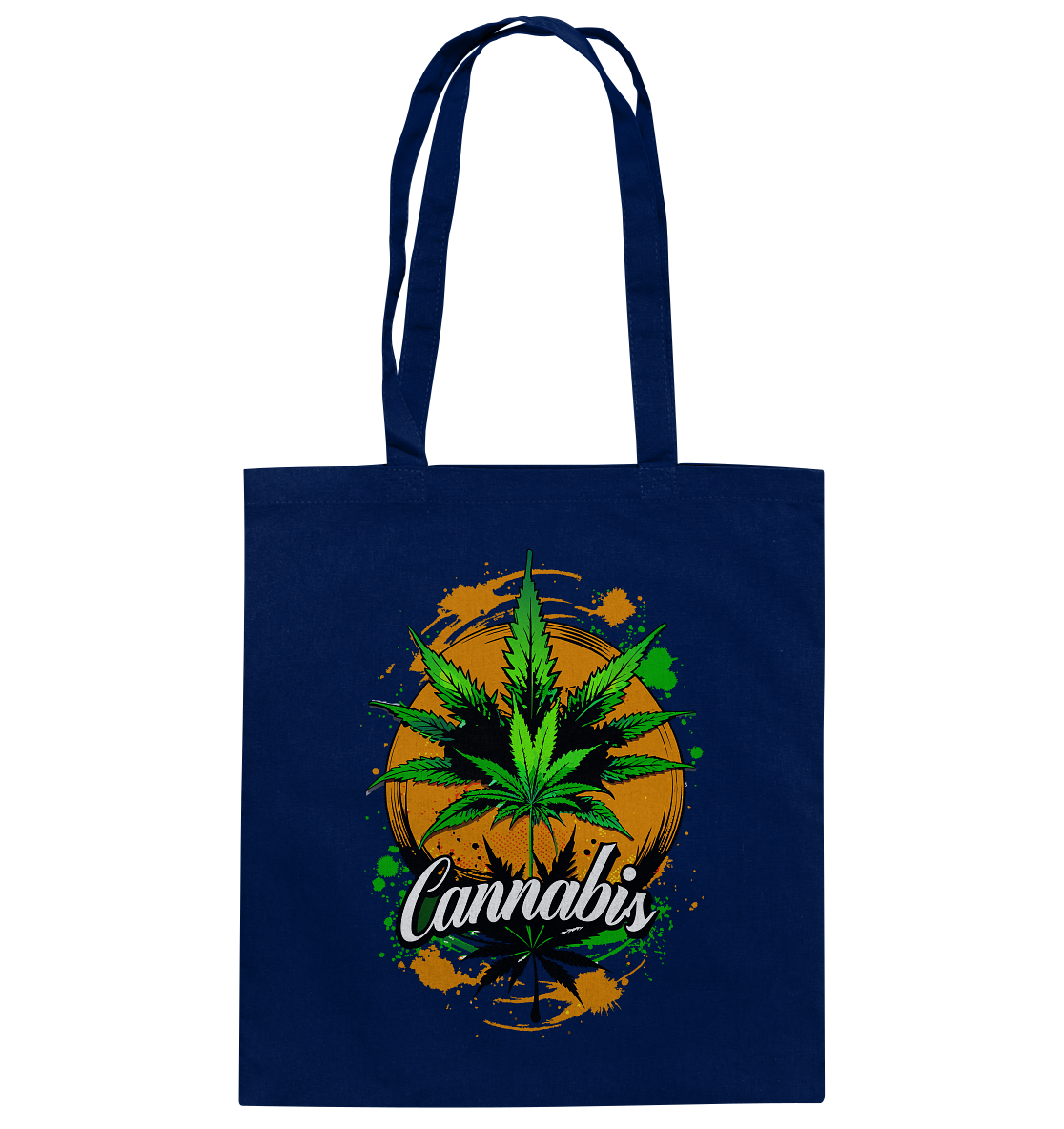 Orange Cannabis - Baumwolltasche