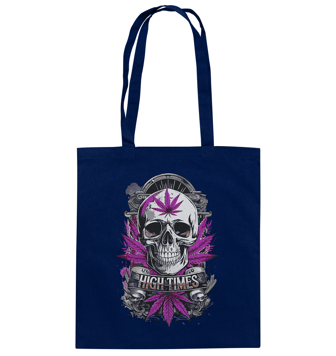 High Times Skull Purple - Baumwolltasche