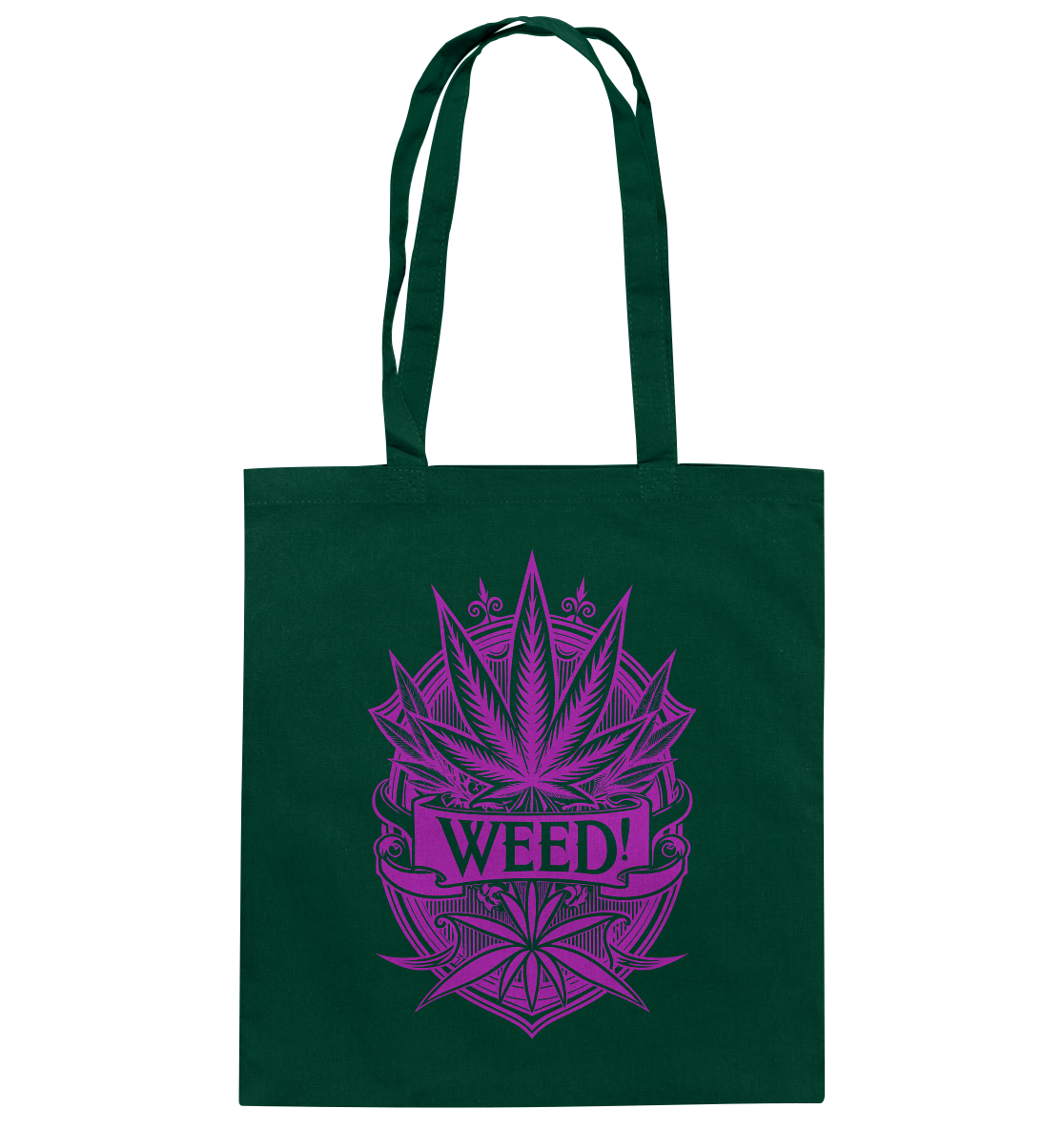 Pink Weed - Baumwolltasche