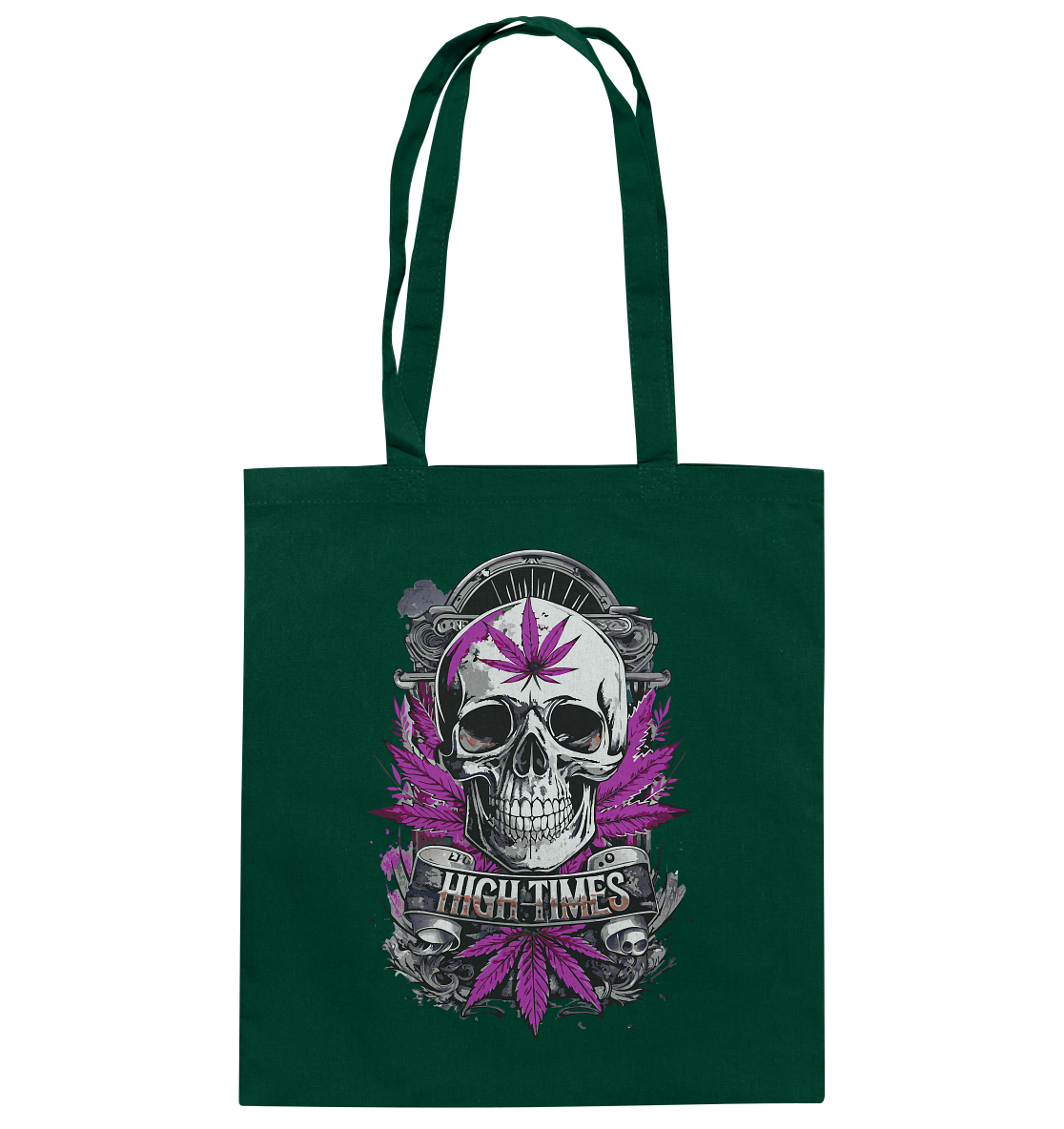 High Times Skull Purple - Baumwolltasche